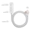 Cordinate Extension Cord, Indoor, 3 Outlets, Tan/White, 10 ft 37914 - alternate 2